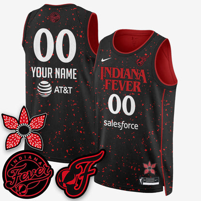 Men's Indiana Fever 'Stranger Things' Jersey - Stitched