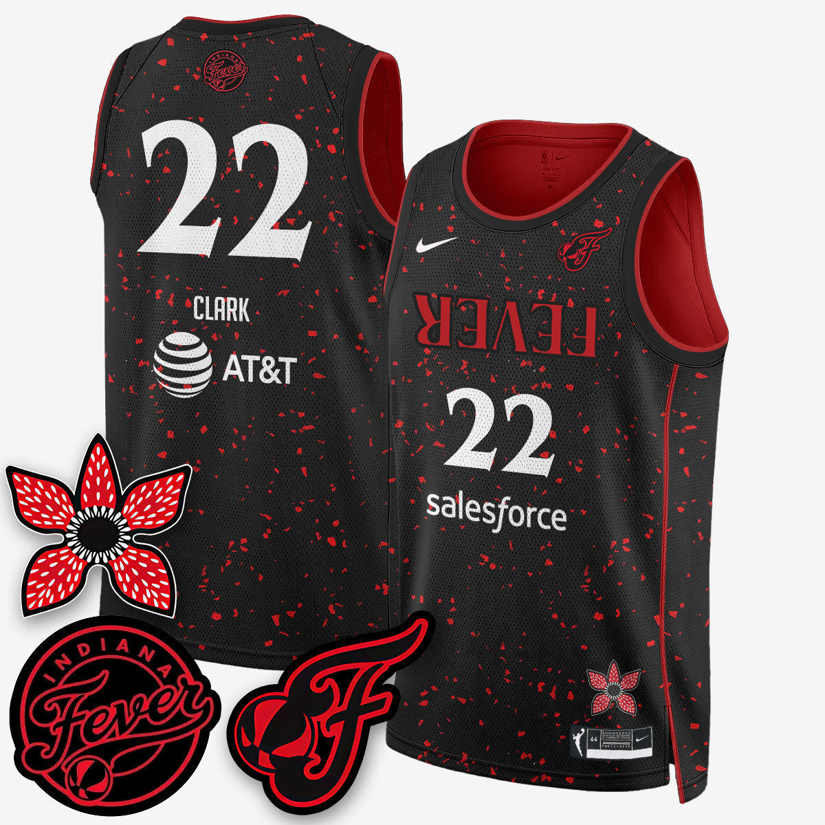 Indiana Fever 'Stranger Things' Jersey - Stitched