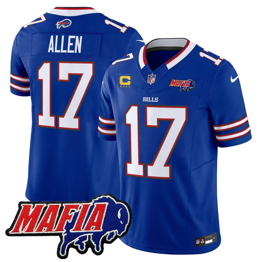 BUF 2025 Bills Mafia Patch Vapor Limited Jersey - Stitched