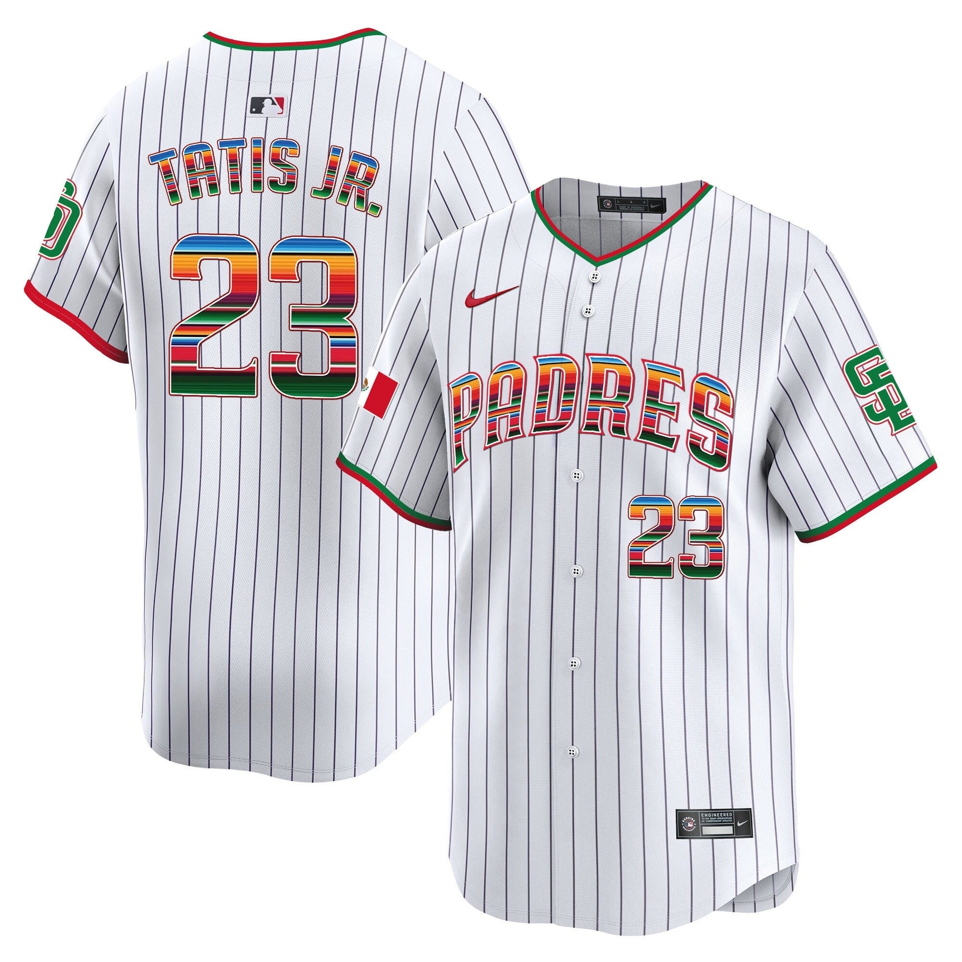 Men's San Diego Padres Mexico Premier Limited Jersey - All Stitched