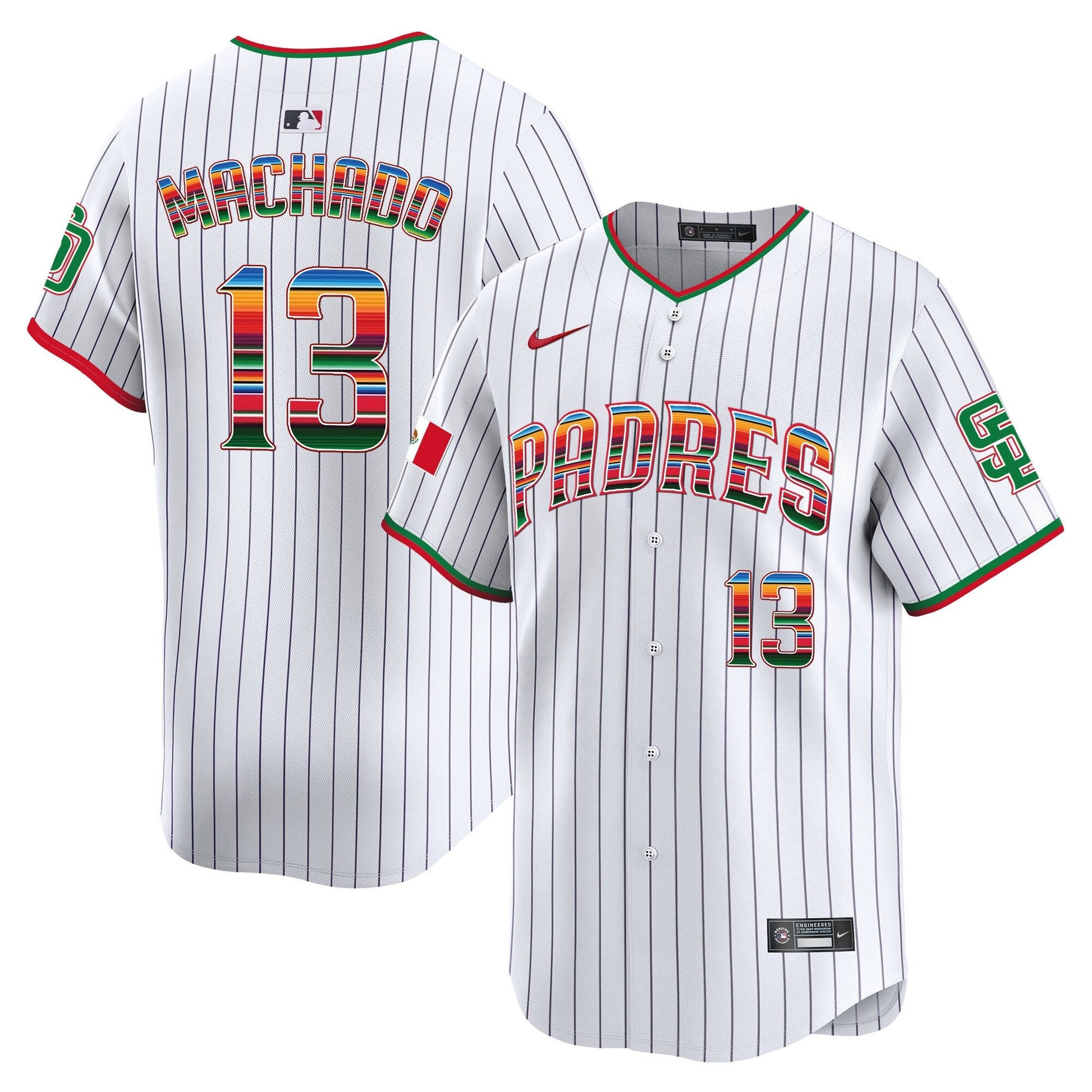 Men's San Diego Padres Mexico Premier Limited Jersey - All Stitched