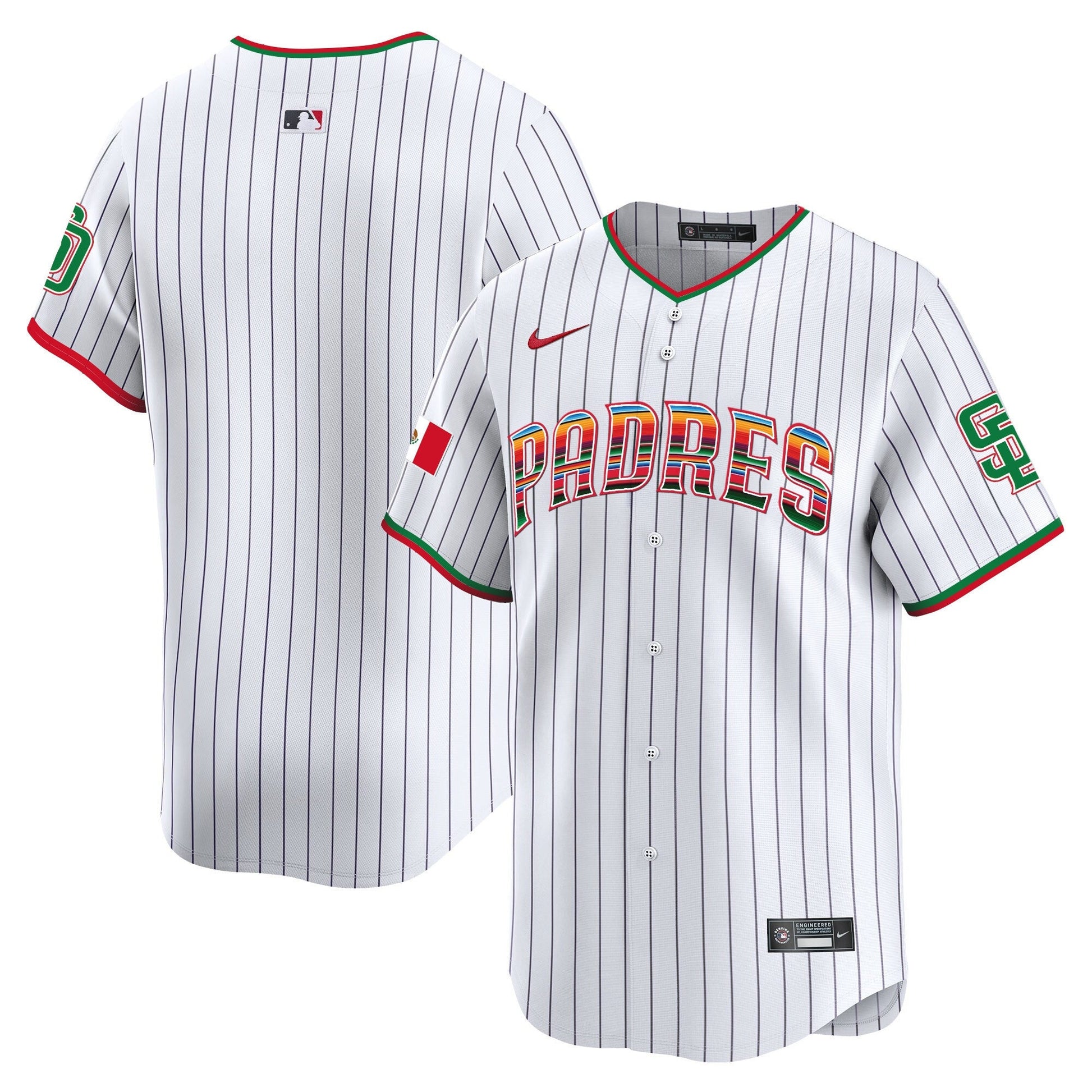 Men's San Diego Padres Mexico Premier Limited Jersey - All Stitched