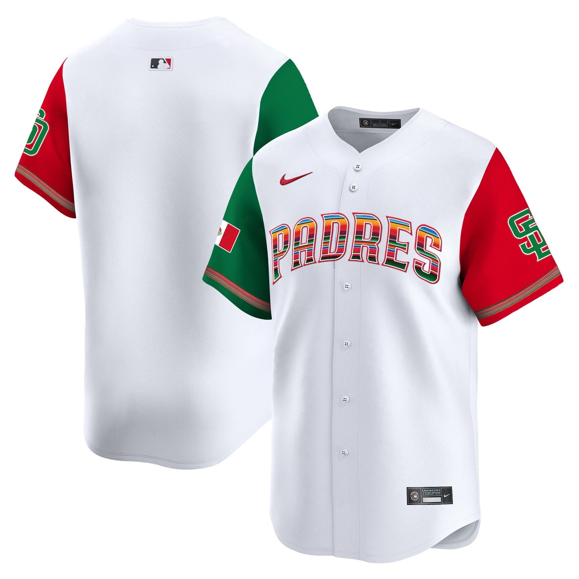 Men's San Diego Padres Mexico Premier Limited Jersey - All Stitched