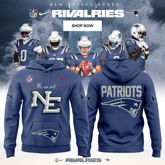 NEP Blue Rivalries  Pullover Hoodie N6 - Stitched