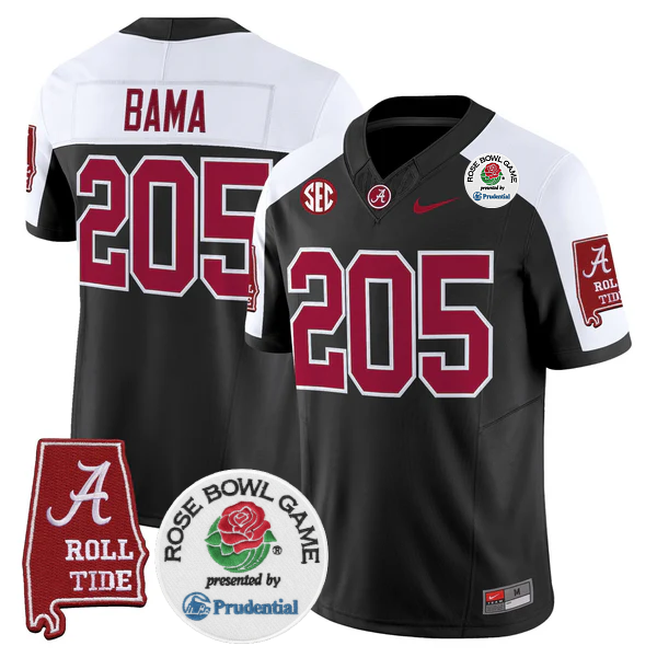 BAMA 2025 Rose Bowl Vapor Limited Jersey - All Stitched