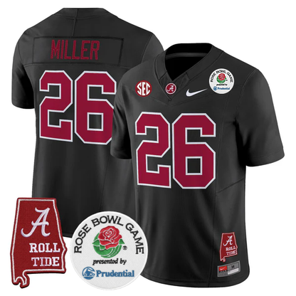 BAMA 2025 Rose Bowl Vapor Limited Jersey - All Stitched