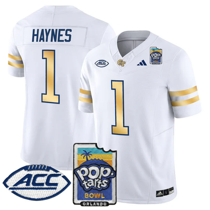 GTYJ 2025 PopTarts Bowl Patch Vapor Limited Jersey - All Stitched
