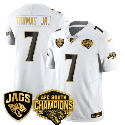 DET AFC South Division Champions Vapor Limited Throwback Jersey - All Stitched