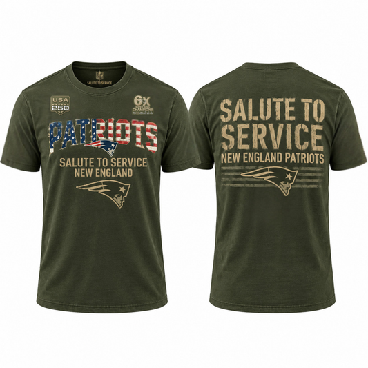 NE Salute To Service 2026 Edition T-Shirt - Printed
