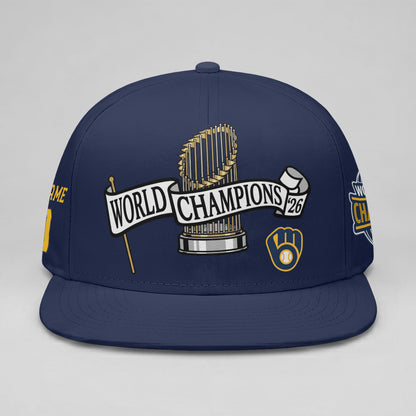 MIL 2026 WS Champions City Connect Personalized Snapback Cap - Printed V7