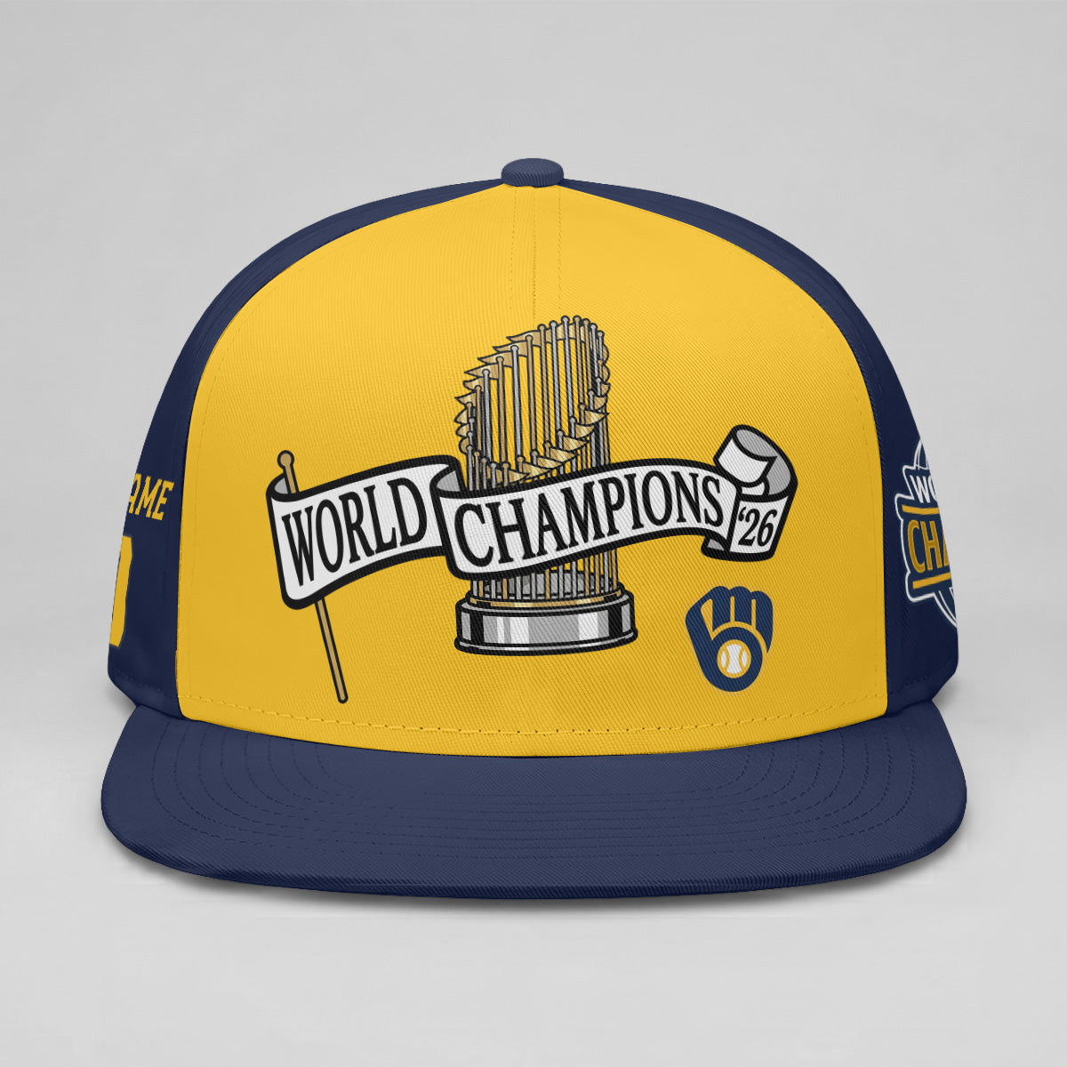 MIL 2026 WS Champions City Connect Personalized Snapback Cap - Printed V7
