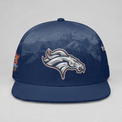 DEN Fan Gear Mile High Edition Personalized Snapback Cap - Printed