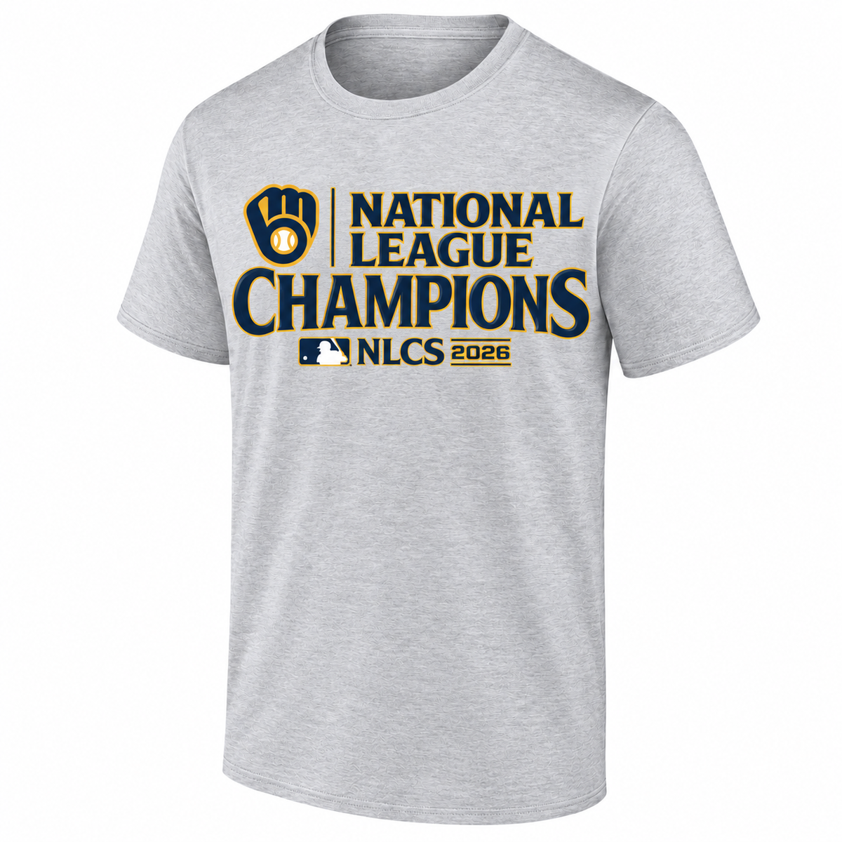Milwaukee Brewers 2026 NL Champions One Side T-Shirt - Printed V3
