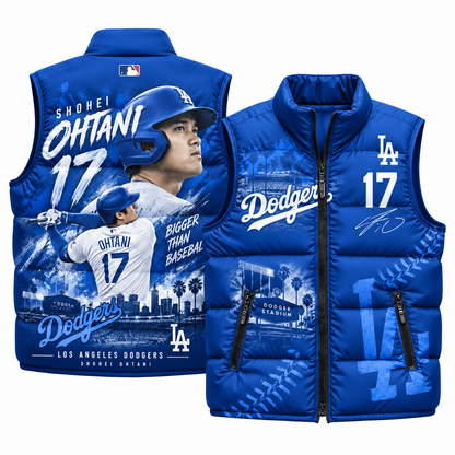 LAD #17 Ohtani Puffer Vest - Printed