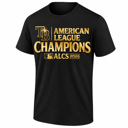 TBR American League Champions 2026 Gold Style One Side T-Shirt - Printed