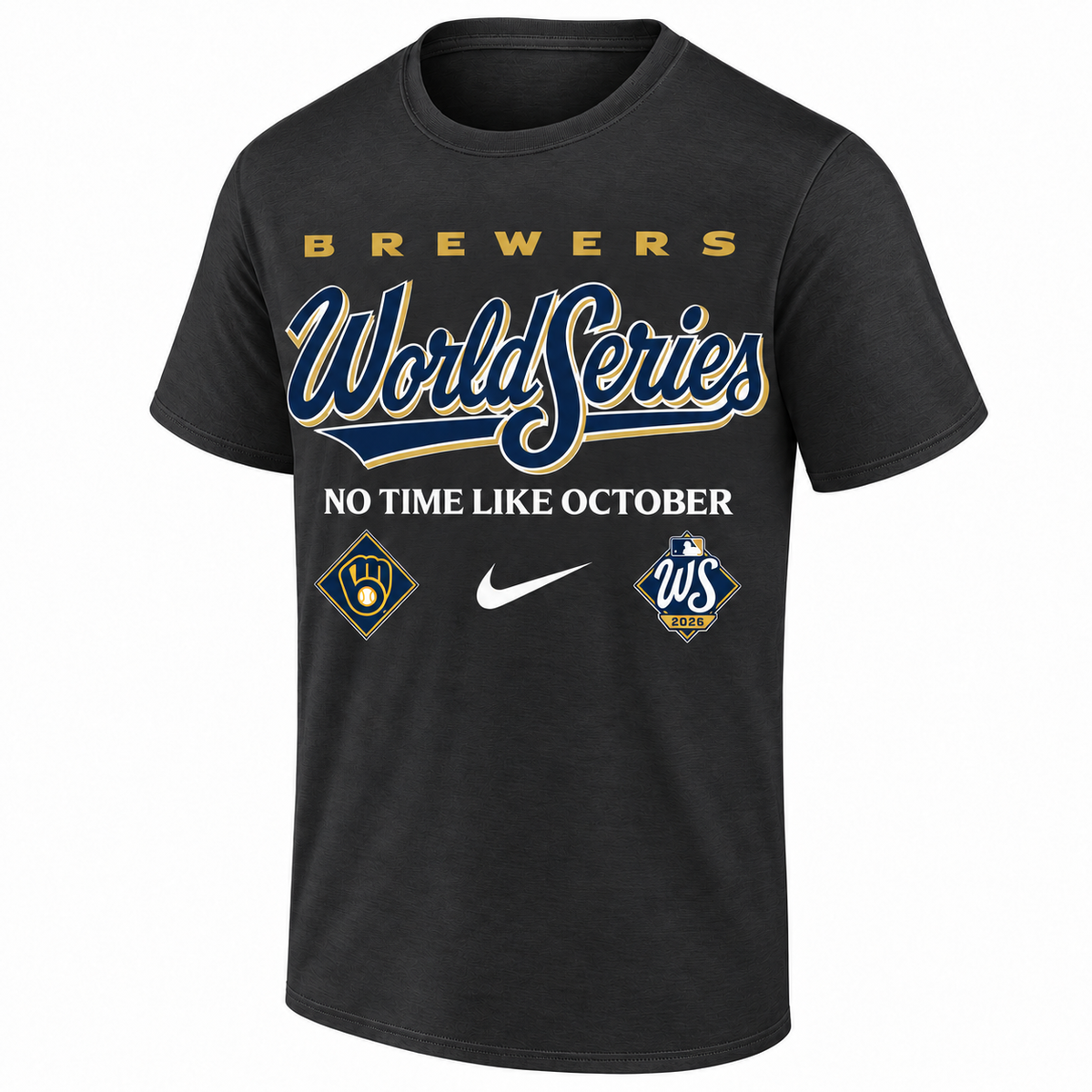 Milwaukee Brewers 2026 NL Champions One Side T-Shirt - Printed V2