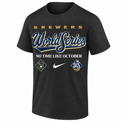 Milwaukee Brewers 2026 NL Champions One Side T-Shirt - Printed V2