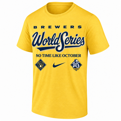 Milwaukee Brewers 2026 NL Champions One Side T-Shirt - Printed V2