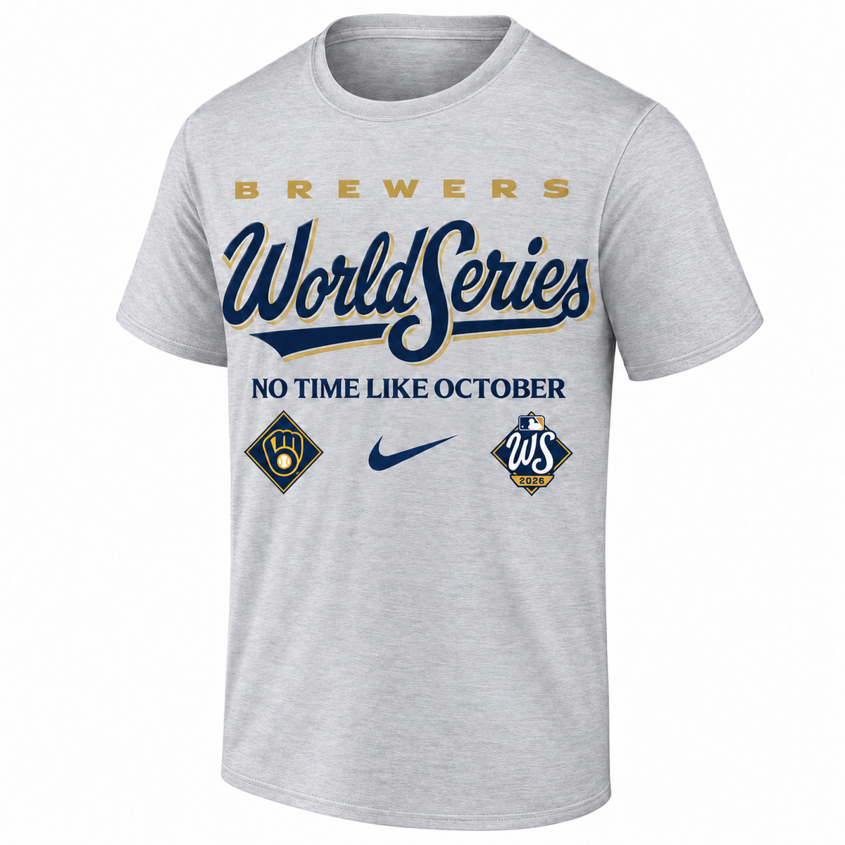 Milwaukee Brewers 2026 NL Champions One Side T-Shirt - Printed V2