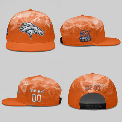 DEN Fan Gear Mile High Edition Personalized Snapback Cap - Printed