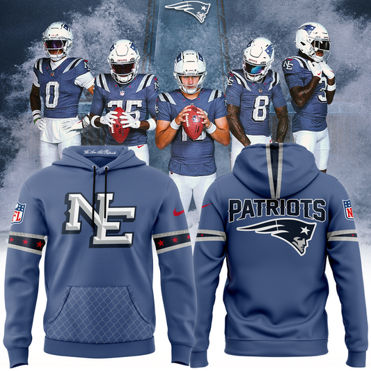 NEP Blue Rivalries  Pullover Hoodie N5 - Stitched