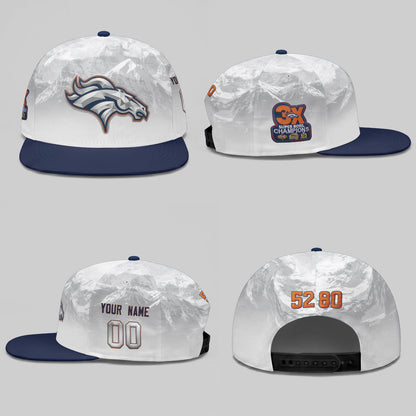 DEN Fan Gear Mile High Edition Personalized Snapback Cap - Printed